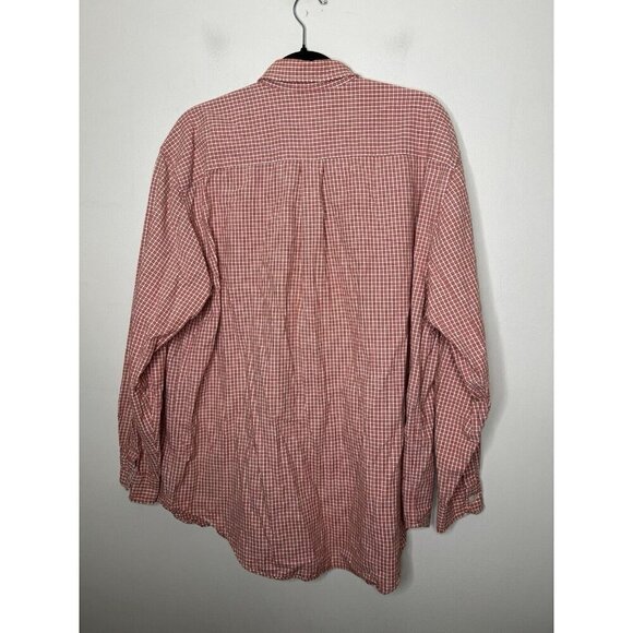 Abercrombie & Fitch Shirt Mens Red Plaid Button Down Long Sleeve Size Medium - Picture 6 of 9